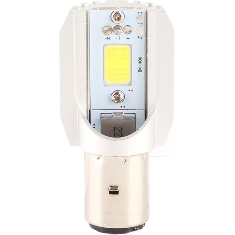 Ampoule LED Moto - Phare Scooter COB, Lumière Haute/Basse Puissance (1/5)