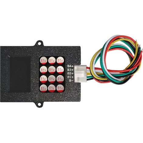 Adecuado para el nuevo ecualizador de batería activo de polímero de litio/fosfato de hierro y litio 5A 4S, con pantalla de voltaje, ecualizador activo de transferencia de energía para baterías de liti