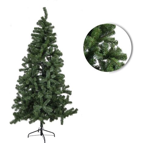 Albero di natale h 150 cm verde artificiale 320 rami mod. Prato (1/4)