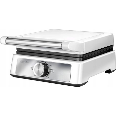 Mpm MGO-41 Waffeliera Argento e Grigio 1600 W