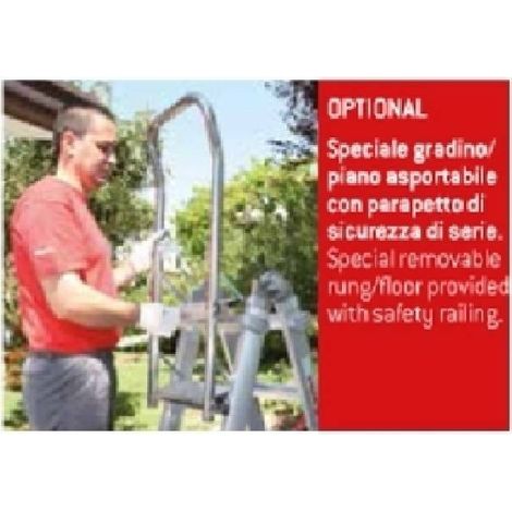 EscalÓn/reposabrazos para escalera telescÓpica brteles