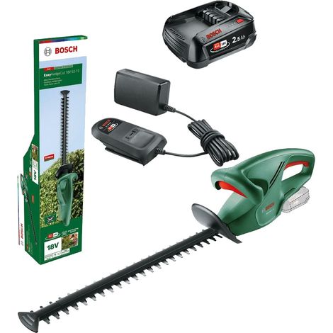 Bosch 0600849M00 52cm EasyHedgeCut 18V-52-13 18V Cordless + 2.5AH Battery kit
