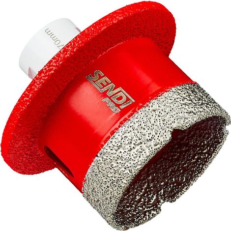 Broca de corona para lavabos 70/50 MM M14 PARA tacos click-klock sendi PRO (1/3)