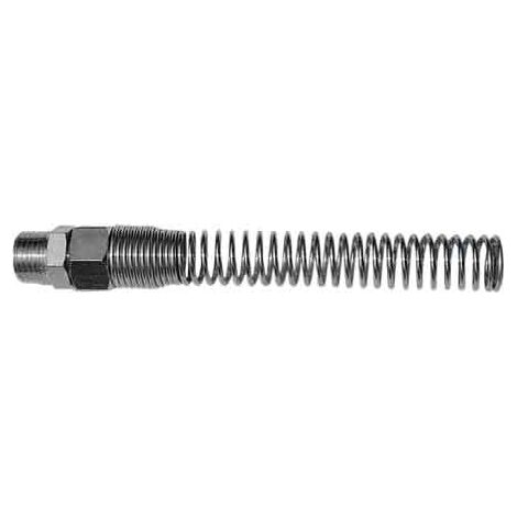 Attacco Maschio con Molla Ø 8 x 10 mm Spiralflex Fil. 1/4 10 Pezzi (1/2)