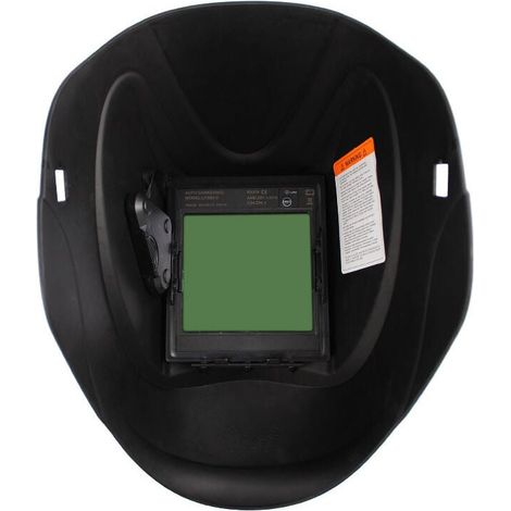 Ventana de visualización grande, 4 sensores, ajuste externo, atenuación automática solar 5-13, casco de soldadura fotoeléctrico, 1 pieza, serie K, color verdadero (1/4)