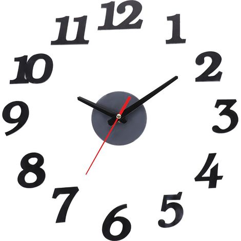 Horloge murale numérique, horloge murale en acrylique, horloges simples et créatives pour le salon, horloges décoratives pour la maison (1/5)