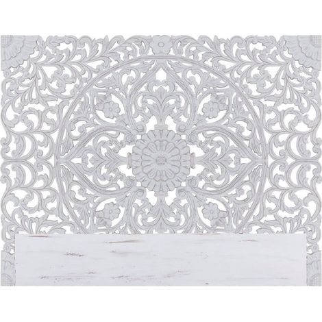 Tête De Lit en Bois "Grisy" 180cm Blanc