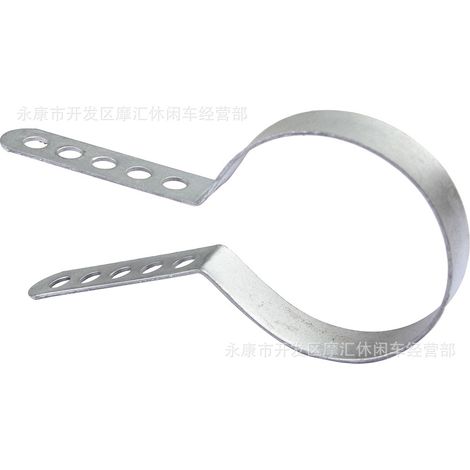 Accessoires pour mini-vélos, pot d'échappement pour moteurs deux temps 50cc/80cc, silencieux, collier de serrage pour tube de fumée, clip de fixation. (1/5)