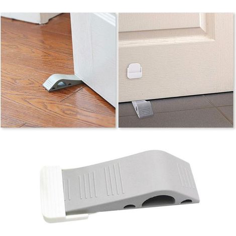 2 Pcs Rubber Door Stops with Brackets, Safe and Strong Finger Protector for Home Office (1/5)