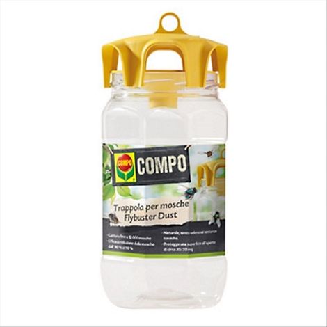 Trappola ecologica per mosche "Flybuster dust" esca insetticida Bio da 1 Lt