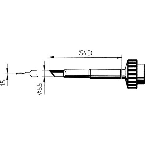 Ersa 0G132AN Lötspitze Meißelform, gerade Spitzen-Größe 3.20 mm  Inhalt 1 St. (1/2)