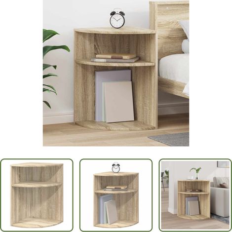 Stauraum - Beistelltisch Sonoma-Eiche 39,7 x 39,7 x 60 cm Holzwerkstoff (1/5)