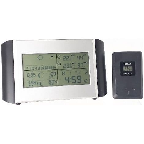 Station Météo - Noir et argent