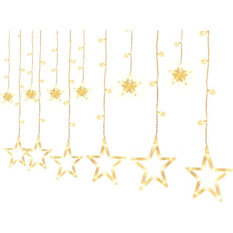TolleTour 138 LED Starlight Stringa Indoor Outdoor 8 modalità di illuminazione, parete Natale Festa Matrimonio Finestra Giardino Anniversario Decorazione