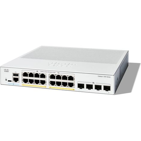 Cisco C1300-16P-4X switch di rete Gestito L2/L3 Gigabit Ethernet (10/100/1000) Bianco