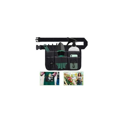 Ceinture �� Outils Professionnelle 7 Poches, Ceinture de Jardinage et Bricolage, Imperm��able et Durable, Parfaite pour Artisan et Charpentier