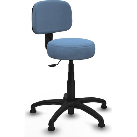 Silla Llanos giratorio bali azul cielo base poliamida 600 topes