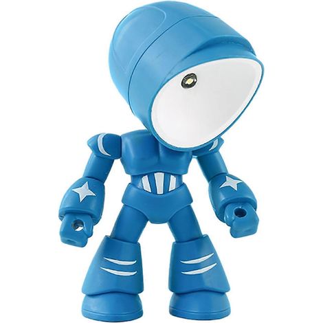 Poseable Robot Veilleuse LED Desk Lampe – étanche éclairage LED – pour Extérieur – Bleu (1/5)