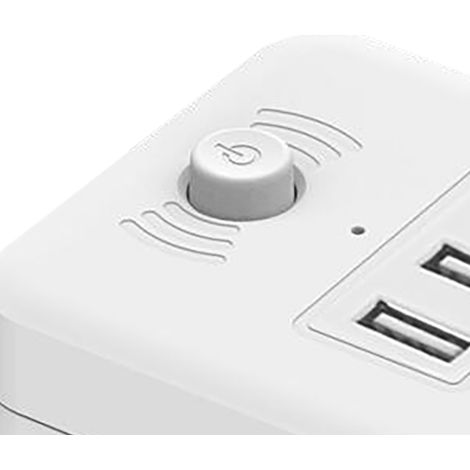 Würfelförmige USB-Steckdosenleiste, Netzteil mit mehreren Steckdosen und USB-Ladegerät, 360° (1/5)