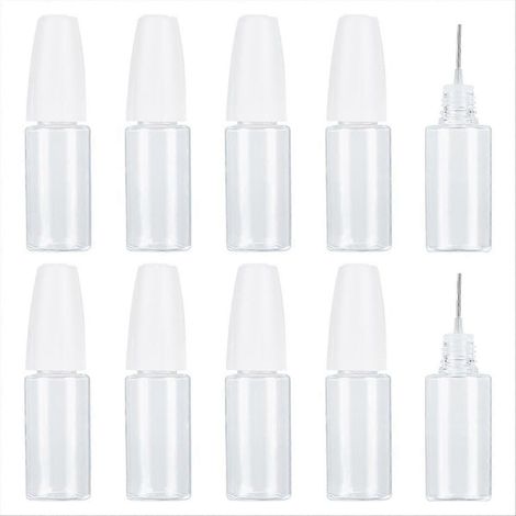 20 flacons applicateurs à embout de précision, 10 ml / 0,34 oz (1/5)
