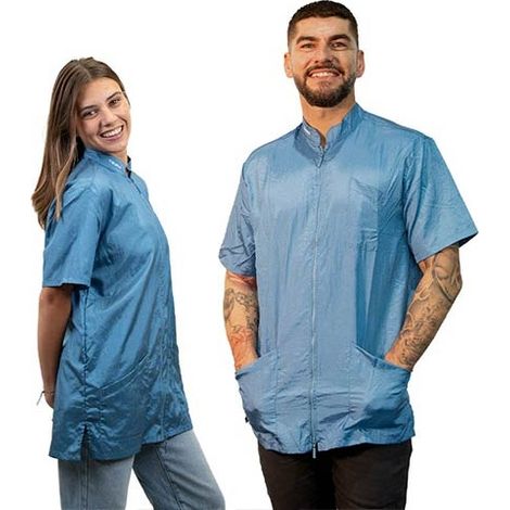 Friseurkittel New Lavezzi Blau GRÖSSE L