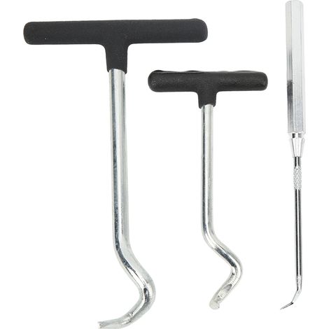 Ortviai Extracteur de joints toriques et de garnitures d’étanchéité – 3 pièces en acier avec poignée ergonomique (1/5)
