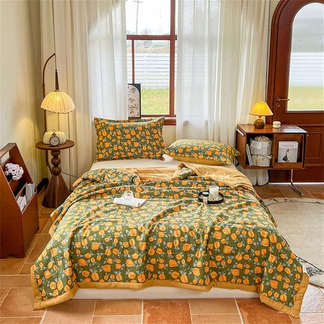 1 Couette Réversible 2,5 Tog Microfibre 200g/m² Lavable Été Hiver Léger 220x240cm (1/5)