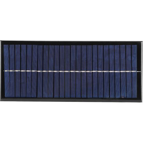 2.5W 12V polycristallin silicium panneau solaire colle cellule solaire chargeur de batterie Mini petit module de panneau solaire 213x92mm / 8.4x3.6in (1/5)