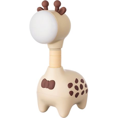 Lampe De Nuit Girafe - Rechargeable Usb - Éclairage Doux Non Éblouissant - Protection Des Yeux - Pour Chambre D'enfant Et Bureau - 1 Pièce (1/5)