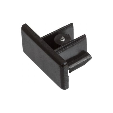1F copertura terminale per binario monofase nero 10pz.