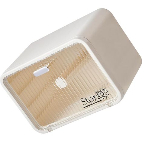 Boîte de rangement moderne pour salle de bain - Support mural adhésif étanche - Peut contenir des rouleaux de papier toilette - Porte-papier étanche - Récipient de rangement moderne pour salle (1/5)