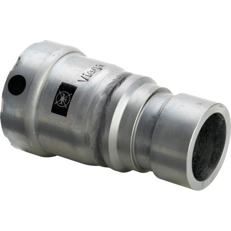Viega Manguito de transición Megapress, DN 40, d 48,3mm Acero no aleado, recubrimiento de zinc-níquel Modelo 4213.1, 718763