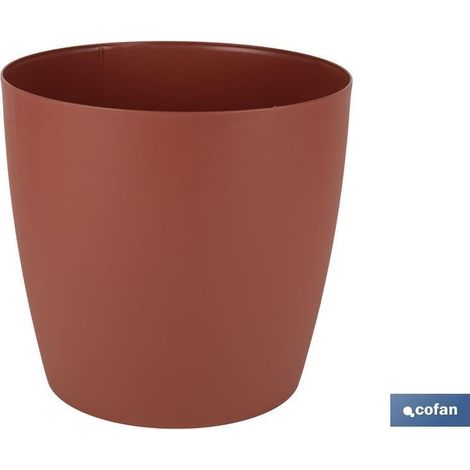 Pack de 12 pots Camélia couleur argile 14 x 13,8 cm (1/4)