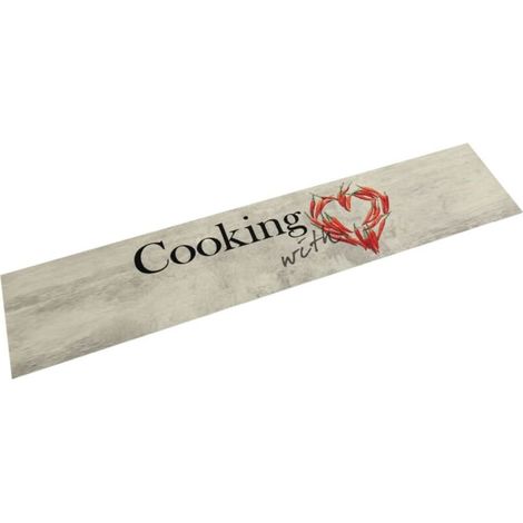 Tapis de cuisine lavable-Tapis de salon-Tapis Chambre imprimé de piment Cooking 60x300 cm 246193 (1/5)