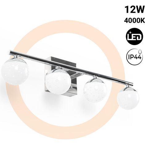 LED-Wandlampe für das Badezimmer - Kugeln - 12W - 4000K