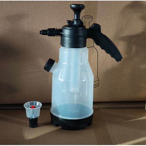 Pulvérisateur à Pression 2L avec Graduations – Vaporisateur Résistant aux Acides et Alcalins pour Jardin, Désinfection et Lavage Auto 1 Pièce, Blanc (1/4)