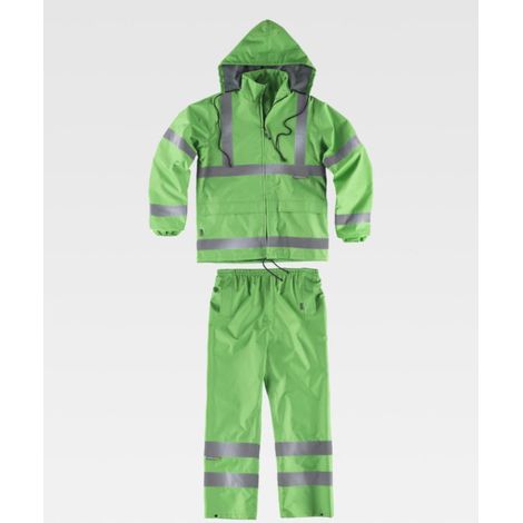 Traje de agua impermeable con cintas reflectantes S2013 (1/2)