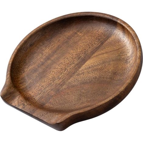 Repose-cuillère en bois, support de cuillère, support de couvercle de casserole, support d'ustensiles de cuisine pour louches, pinces, spatules (style A) (1/5)