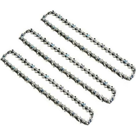 Paquet De 3 Chaînes De Tronçonneuse 20 Pouces Angle Droit 325 063 38 Lames 76 Maillons Pour Scies À Huile