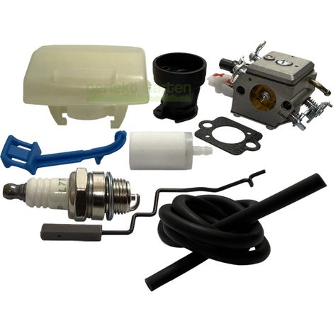 Kit carburateur pour tronçonneuse Husqvarna 340 345 346 350 E XP 505203001 537024003 (1/2)