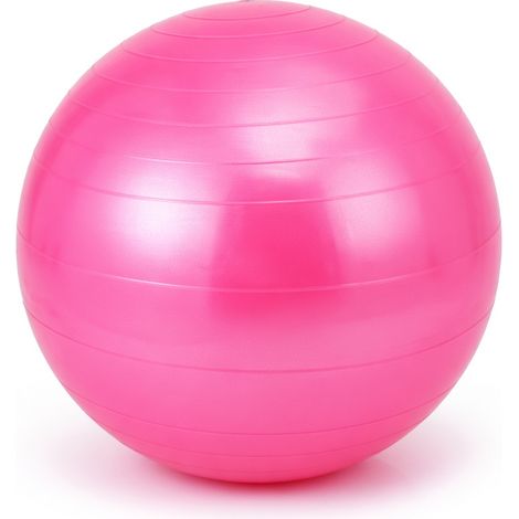 Ballon de yoga PVC rose 85 cm modèle 45 1kg