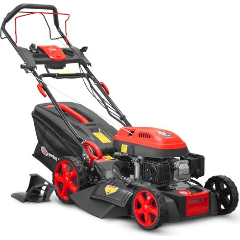Tondeuse thermique autotractée 173cc - 50.6cm avec démarrage électrique -mulching - éjection latérale - Elem Garden