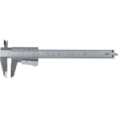 Calibre de precision de acero inoxidable de 200 mm Fervi C018/200