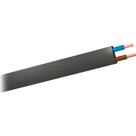 Paralelo plano negro 2x2,5mm exterior euro/m