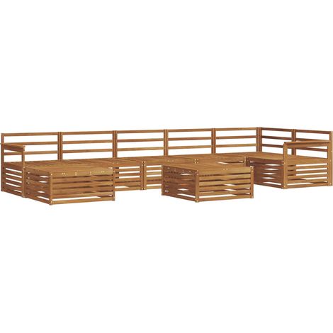 Outdoor Sofa Set 8 pcs Natural vidaXL (1/5)