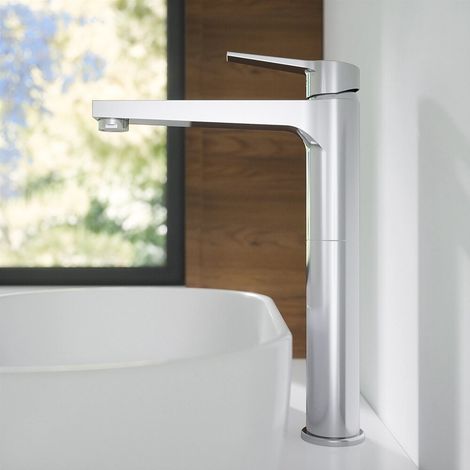 Miscelatore lavabo alto senza scarico cromato Sophia (1/4)