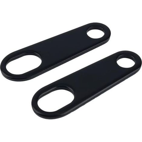 Supporto universale per spostamento luci di segnalazione motociclo nero per sinistra e destra (1/3)