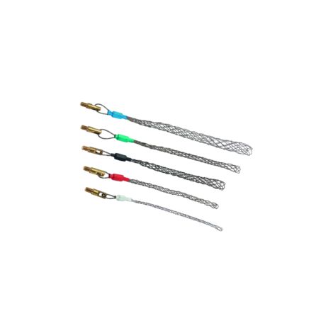 Kit de 5 chaussettes de tirage pour baguettes tire fils – Acier inoxydable – Résistance à la traction 80 kg – Pour câbles de 4 à 30 mm – Bizline
