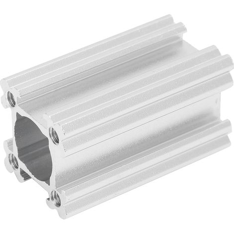 Profilé en aluminium à rainure en T pour rail linéaire, support d'arbre pour imprimante 3D CNC, poutre carrée de 24 mm