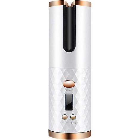 Bigoudis automatiques sans fil, fer à friser sans cordon avec batterie rechargeable intégrée, auto-curleur rotatif